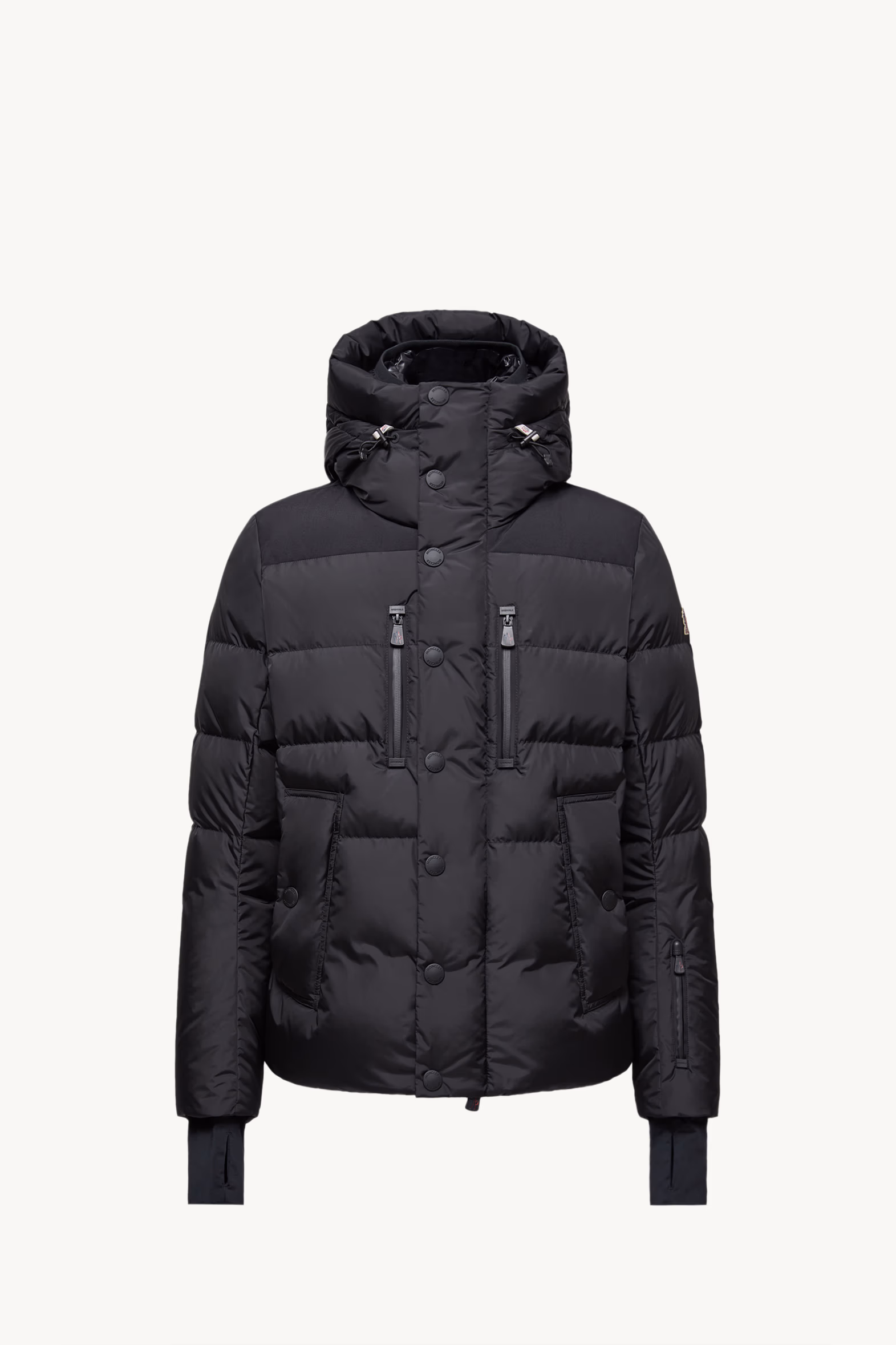 Chaqueta plumífero de esquí con capucha doble Rodenberg Hombre Negro Moncler 2